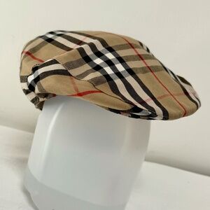 Burberry Traditional Plaid Peak Cap